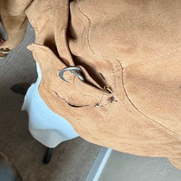 Lauren, Ralph Lauren Women's genuine Tan Suede Jacket - Picture 7 of 7